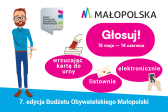 Przejdź do: Ostatni tydzień głosowania w 7. edycji BO Małopolska. Wybierz zwycięskie zadania! 